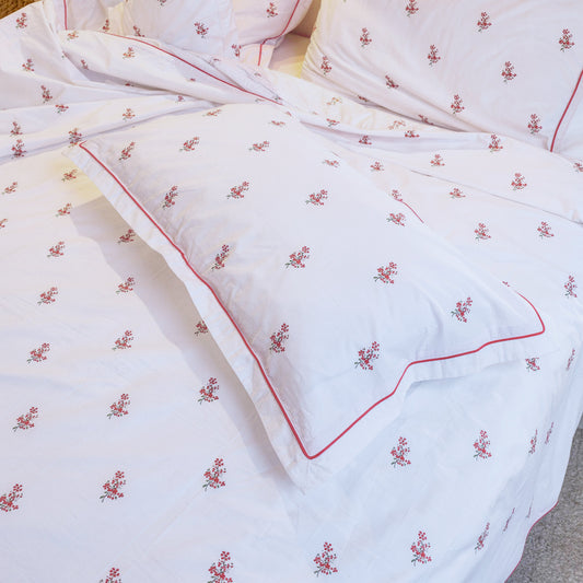 Crimson Meadows Bedsheet Set