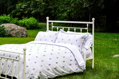 Blue Paisley Bedsheet Set