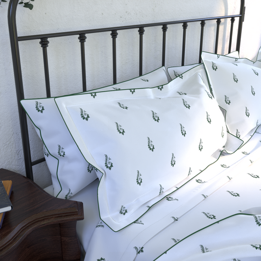 Green Paisley Bedsheet Set